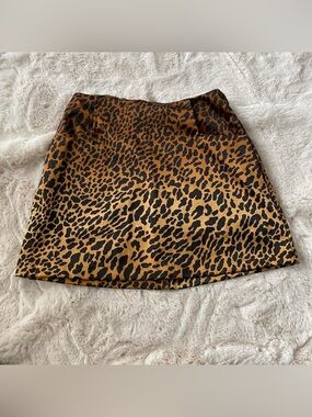 cheetah mini skirt